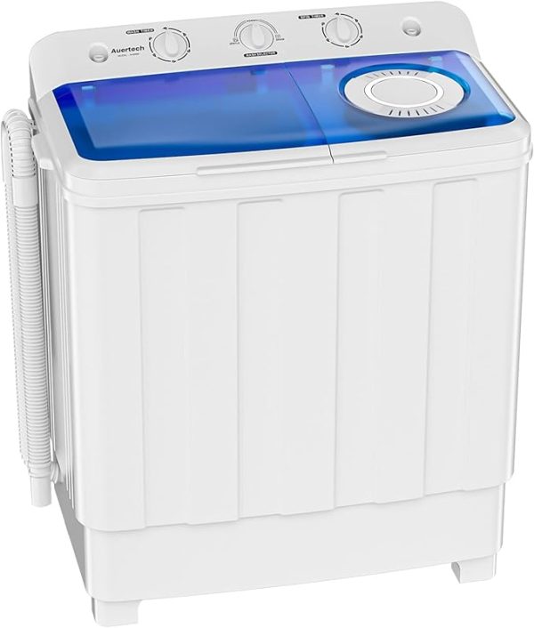 Portable Washing Machine 28lbs Twin Tub Auertech